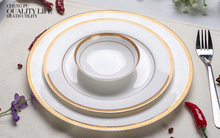 Conjunto de prato de jantar de porcelana, 10, 8 e 4 polegadas, osso verdadeiro, prato de porcelana branca, pratos para restaurante, bandeja de porcelana branca 2024 - compre barato