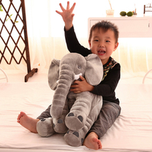 Cartoon 60cm Large Plush Elephant Toy Kids Sleeping Back Cushion stuffed Pillow Elephant Doll Baby Doll Birthday Gift for Kids 2024 - buy cheap