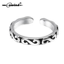 Cxwind ретро-кольца с буквой S для женщин открытое Винтажное кольцо для пальцев Бесконечность ювелирные изделия мужское кольцо для влюбленных лучшие подарки кольца 2024 - купить недорого