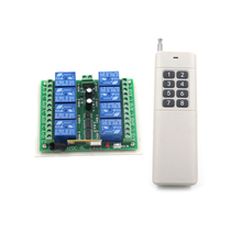 DC 12V 8CH Relay Receiver Transmitter RF Remote Control Switch Wireless Controller 315/433 Long Range Remote Switch SKU: 5262 2024 - buy cheap