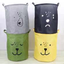 New Large Laundry Hamper Bag Cartoon lovely Clothes Storage Baskets Home clothes barrel Bags kids toy storage laundry basket 2024 - buy cheap