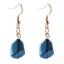 Hot New Jewelry Irregular Crystal Drop Earrings For Women Female Korean Sweet Women Charm Dangle Earrings Whoelsale Brincos 2024 - buy cheap