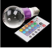 4 Вт E27 85 В-265 В 16 Цвет RGB пятна светодио дный лампа с дистанционным Управление 2024 - купить недорого
