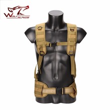 Correa acolchada de cintura ajustable táctica militar, con tirantes en forma de H, cinturón de hombro, chaleco, accesorio de caza Airsoft 2024 - compra barato