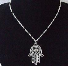 Women Holiday Gifts  - Hamsa Hand Of God Fatima Evil Eye - Charms Pendants Necklace  Vintage Protection Spiritual Jewelry 2024 - buy cheap