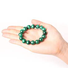 Malaquita pulseras con cuentas de alto calidad verde elástica Yoga brazalete de la pulsera de moda hecho a mano joyas de cristal Natural 2024 - compra barato