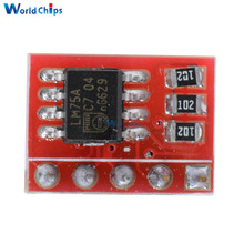 Sensor de temperatura LM75A, interfaz I2C, módulo de placa de diagnóstico para Raspberry Pi 2024 - compra barato