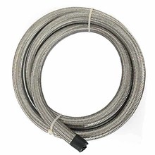 AN10 3M 10 Feet Stainless Steel Braided Oil Fuel Hose Line Turbo Oil Cooler Hose Pipe Tubing 1500 PSI Universal For Car Racing 2024 - buy cheap