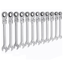 12 pcs/set  8-19mm Flexible Combination  Ratchet  Wrench Gear Repair Set Hand Tools For Car Auto repair hand tools 2024 - buy cheap