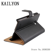 KAILYON Luxury Fashion Genuine Leather Wallet Case For LG L80 Phone Cover L80 Dual SIM Flip Stand Protect Shell Bags With Card H 2024 - buy cheap