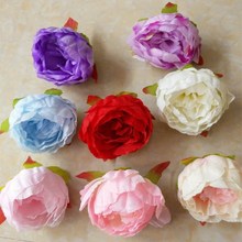 Dia of 10 CM Simulation Peony Flower Head Silk Cloth Flower Rows Arch Decoration DIY Material 8 Colors Available Free Shipping 2024 - buy cheap