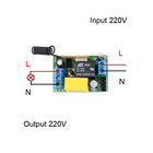 Sistema de interruptor de controle remoto sem fio ac220v 1ch rf, 315/433 mhz, transmissores + receptor, trava/momentâneo/alternância - foto 2026