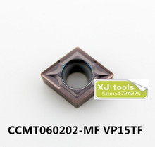 10pcs CCMT060202 VP15TF/CCMT060204 VP15TF/CCMT060208 VP15TF carbide inserts for SCLCR,Turning Blades for Steel, Stainless Steel 2024 - buy cheap