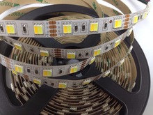 5m 12V 5050 60LEDs/m LED CT color temperature adjustable strip(warm white/cool white);14.4/m;one led with two colors together 2024 - buy cheap
