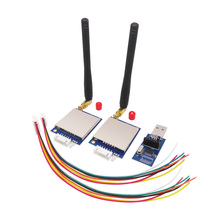 2sets/lot 433 / 470mhz wireless transceiver module kit ( SV651 + rod antenna) 3km long distance 500mW uart transmitter receiver 2024 - buy cheap