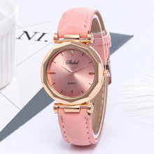 2019 New Ladies Watches Fashion Brand Women Leather Casual Watch Luxury Analog Quartz Crystal Wristwatches relogio feminino #N03 2024 - buy cheap