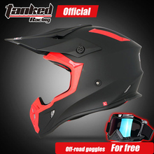 TANKED racing Off-road motocross helmet Innovative technology ABS high quality motorcycle helmet T332 ECE approval 2024 - buy cheap