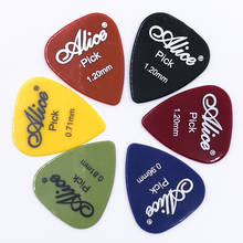 6 Pieces/Lot Original Alice Acoustic Electric Guitar Picks Glossy ABS Mixed Thickness and Color Send in Random AP-6P 2024 - buy cheap