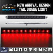 Llave uno 15 "humo/rojo 11 LED impermeable coche remolque camión parada giro cola freno barra de luz identificación luz 2024 - compra barato