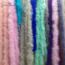 Beautiful 2M 15-17g  Feathers Boa Marabou Turky Feather Boa/ Evening Dress/ Clothing/Shawl /Cosplay Accessories Various Colors 2024 - buy cheap