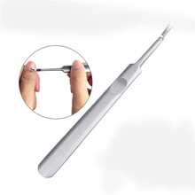 1PC Stainless Steel Spoon Trimmer Metal Double Sided Finger Dead Skin Push Nail Manicure Pedicure Tool Cuticle Pusher Remover 2024 - buy cheap