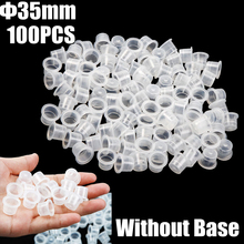 1000pcs Top Quality Large Tattoo Ink Cups Caps Plastic Clear 35mm Classic Tattoo Ink Pigment Cup Supply Free Shipping TA-204 2024 - buy cheap