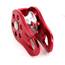 20KN Heavy Duty Outdoor Mountaineering Rock Climbing Rope Pulley Equipment  Fixed Type Outdoor Survival Tool Red 2024 - buy cheap
