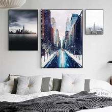 New York City Landscape Posters And Prints Wall Art Canvas Painting For Living Room Decoration Home Decor Unframed Quadros 2024 - buy cheap