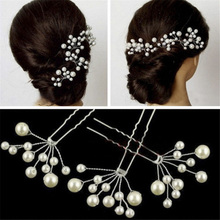 Grampos de cabelo de pérolas simuladas, 5 peças, grampos de cabelo de noiva casamento, acessórios de joias, vestuário de cabelo de meninas para mulheres 2024 - compre barato