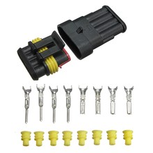 Car 4 Pin Way Sealed Waterproof Electrical Wire Connector Plug Set Truck Caravan 2024 - buy cheap