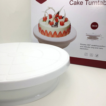 Torneiras giratórias para bolo, suporte redondo antiderrapante, ferramenta de decoração de bolos, mesa rotativa, 1 peça 2024 - compre barato