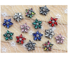 10Pcs/lot Rhinestones Bead Brooch Star Lace Patches Applique Sew On Clothes Shoes Bags Cap Sweater DIY Decoration 2024 - buy cheap