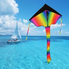 2018 new New Huge Rainbow Kite single line Novelty Kites Children 2024 - buy cheap