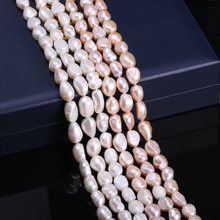 100% Natural Freeform Freshwater Cultured Pearls Beads DIY Beads for Jewelry Making DIY Strand 13 Inches Size 10mm-11mm 2024 - buy cheap