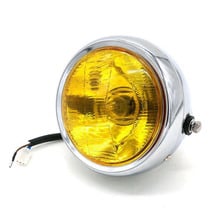 Faro redondo Retro para motocicleta, accesorios para CG125, GN125, Harley, Suzuki, Honda 2024 - compra barato