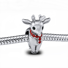 Aceworks Deer Duck Charms 925 Sterling Silver European Beads Silver Charms Fit diy Snake Chain Bracelet Women 2024 - buy cheap
