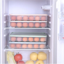 24 Grid Clear Egg Box Basket Refrigerator Organizer Plastic Egg Food Container Storage Box Home Kitchen Transparent Case Egg Box 2024 - buy cheap