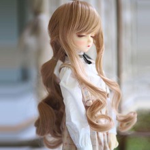 Free Shipping 1/3 1/4 1/6 New Style Bjd SD Doll Wig High Temperature Wire Long Lovely Wavy BJD Super Hair Wig 2024 - buy cheap