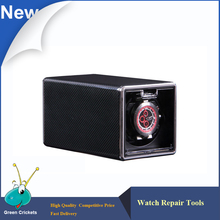Luxury Black Carbon fiber Spraying Ultra quiet Motor Automatic Watch Winder box, 4 Modes Watch Winder 2024 - buy cheap