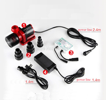 Dc 24v mute Aquarium Water Pump and control panel variable frequency Submersible fish tank water pump high lift big flow adjust 2024 - buy cheap