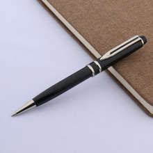 Bolígrafo clásico de calidad para estudiantes, color negro, con adornos plateados de Metal 2024 - compra barato