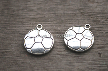 8pcs--Football charms, Antique Tibetan silver Soccer ball pendants/ charms 22x19mm 2024 - buy cheap