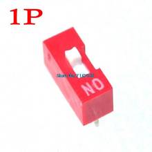 100pcs 1 Position 1P DIP-Switch 2.54mm Pitch 2 Row 2 Pin Slide DIP-Switch in stock Fast Shipping 2024 - buy cheap