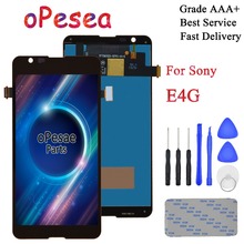 oPesea For SONY Xperia E4G E2003 E2033 Full LCD Display Panel Touch Screen Glass Digitizer Assembly With Frame Replacement Parts 2024 - buy cheap