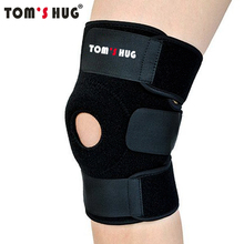 Rodilleras deportivas ajustables para aliviar la rodilla, 1 par, soporte de Tom's Hug, transpirable, vendaje para calcetines y piernas 2024 - compra barato