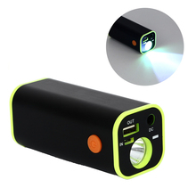 USB 18650 Battery Charging Case Powerful Rechargeable Flashlight Torch Portable Power Bank Case with Cloth bag 2024 - buy cheap