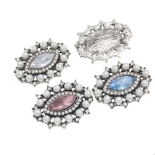 Rhinestone Flatback Strass Retro Buttons Metal Applique Sew On Crystal Botones For Craft Trim Embellishment  Acrylic Diamond 2024 - buy cheap
