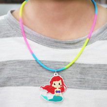 Mermaid Party Decorations Rubber Necklace Baby Shower Girl First Birthday Party Decorations Kids Gift Wedding Event Party Favors 2024 - buy cheap