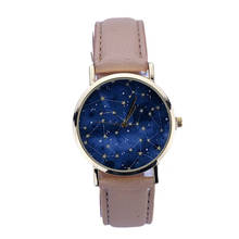 Fashion Sky Stars Night Pattern Watch Women PU Leather Analog Quartz Watch Wristwatch Relogio Feminino Ladies Casual Watch Clock 2024 - buy cheap
