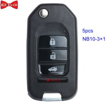 5pcs KEYDIY NB10-3+1 Universal Remote Control Key NB-Series for KD900 KD900+ URG200 KD-X2 2024 - buy cheap